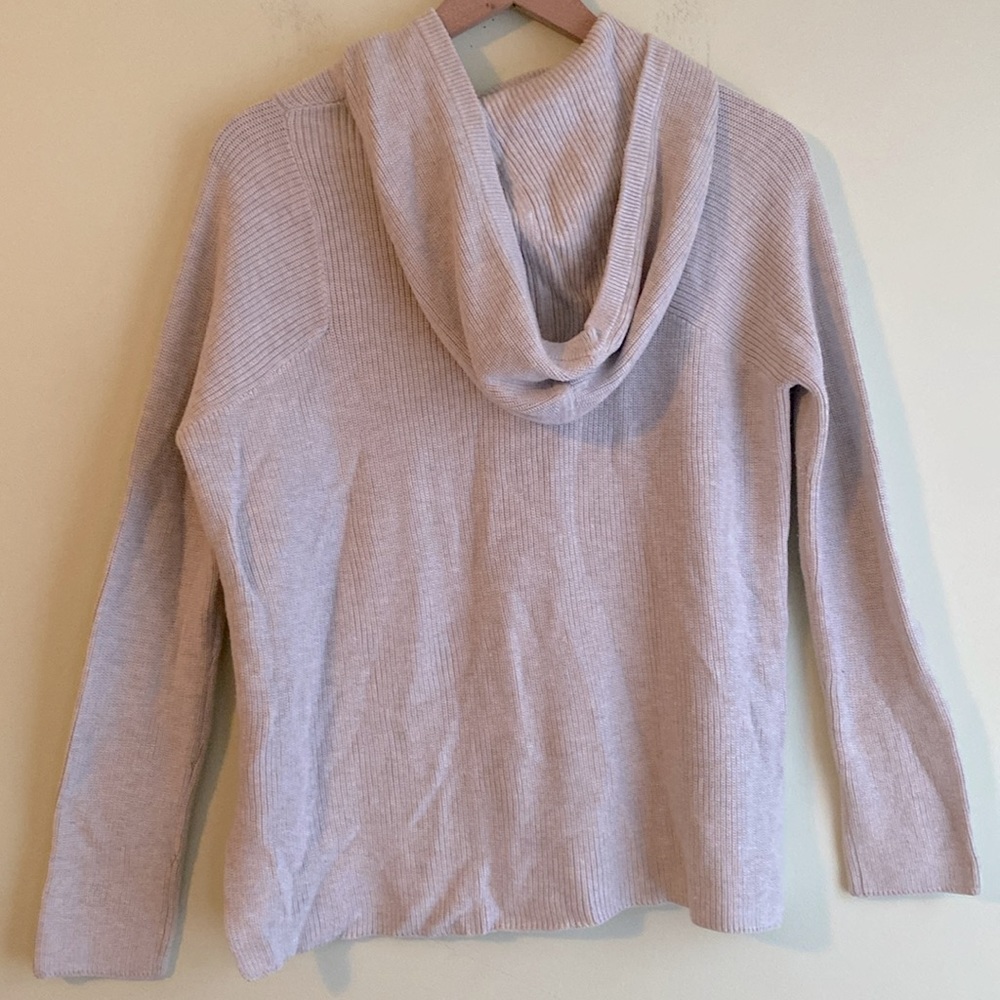 Athleta Rest Day Silk Blend Hooded Sweater - Picture 4 of 6